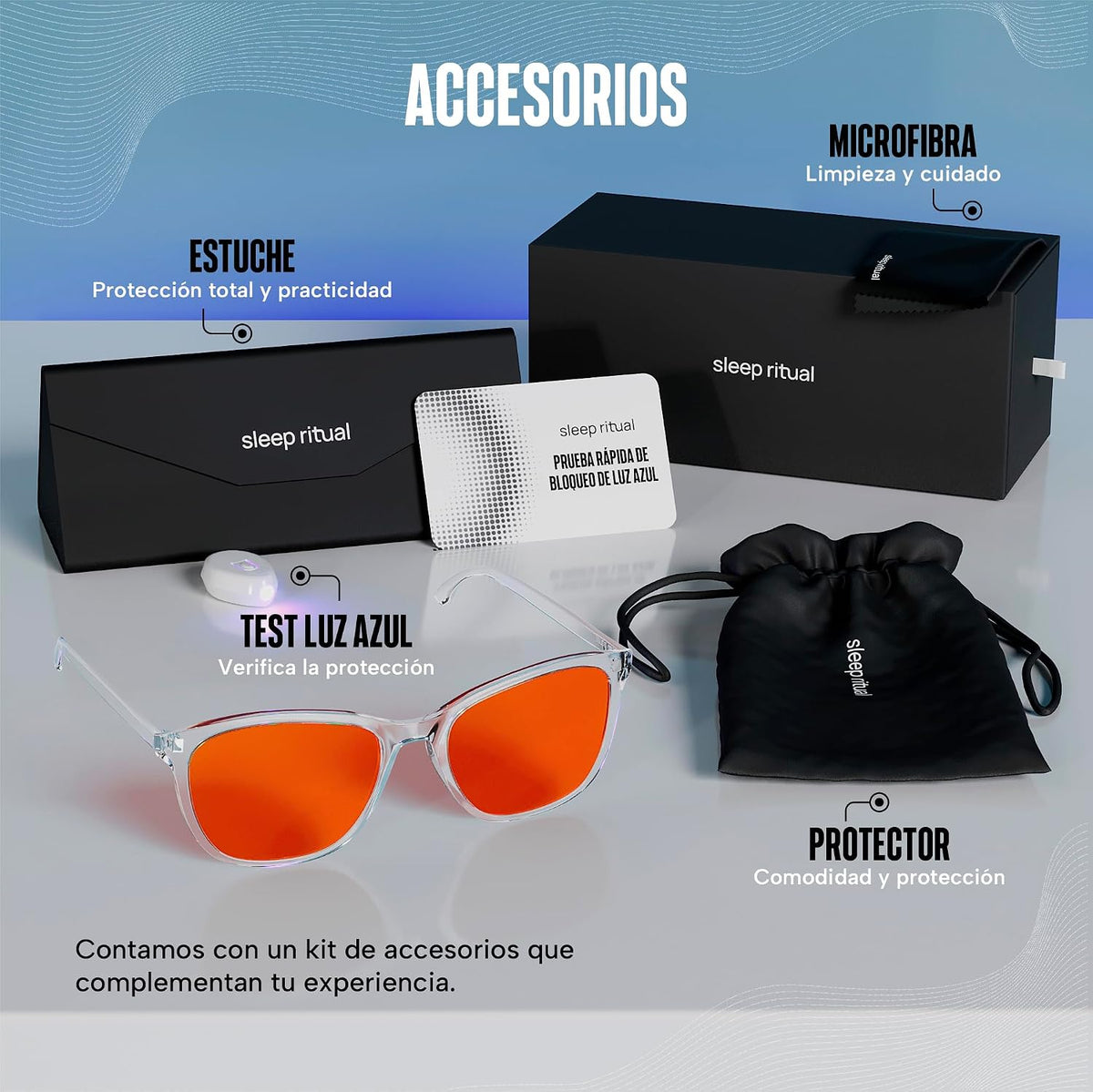 Sleep – Lentes nocturnos con filtro de luz azul 97%