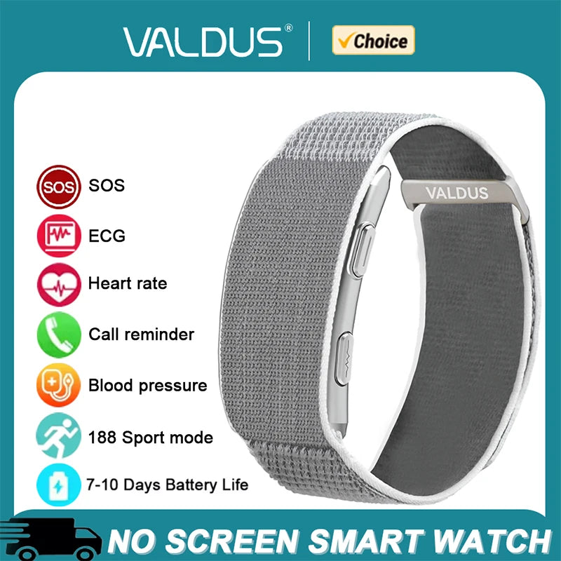 VALDUS Vitro – Pulsera inteligente sin pantalla